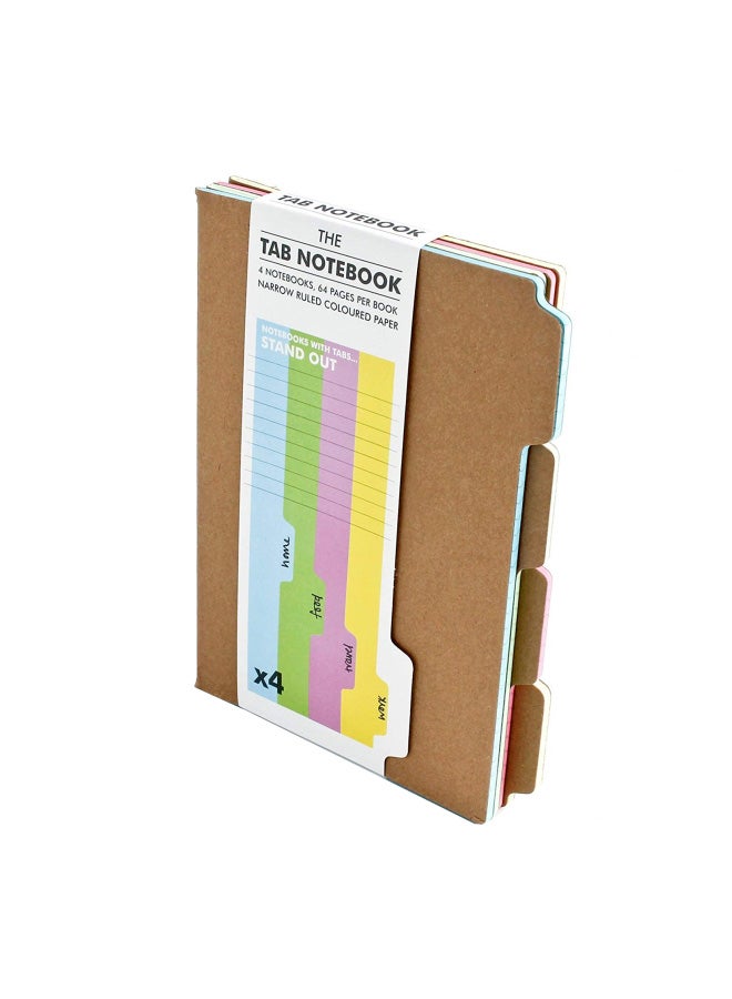 Suck UK - 4-Piece Notebook Set Brown/Blue/Green - Image 1