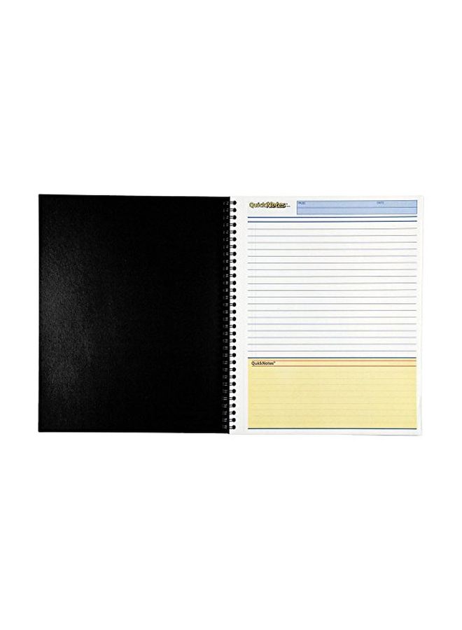 Mead - Pack Of 2 QuickNotes Business Notebook Set Black/White - Image 1