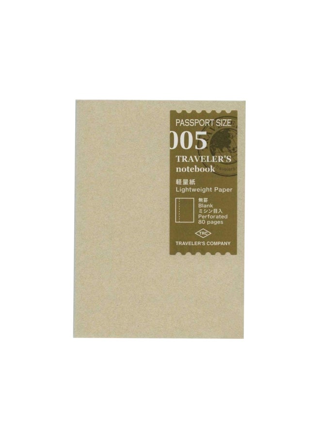 Designphil 80-Piece Traveler's Notebook Refill Paper  - Image 1