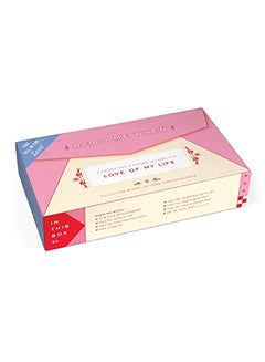 Knock Knock Read Me When Love of My Life Letter Box Pink/Beige/Blue  - Image 1