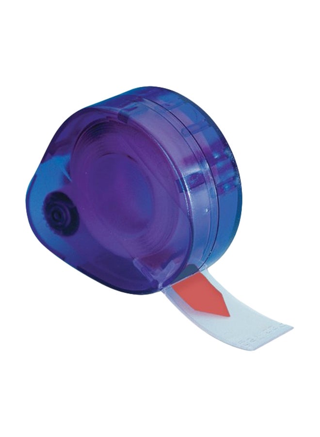 ريدي-تاج مجموعة شرائط لاصقة لوضع الإشارات على الأوراق مصممة على شكل علم سهمي مطبوع بعبارة "Please Sign And Return" أزرق/أحمر - Image 1