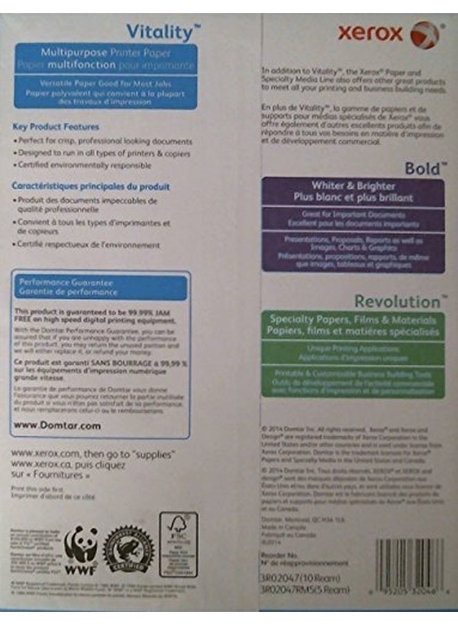 xerox 500 Sheet Multipurpose Printer Paper - Image 2