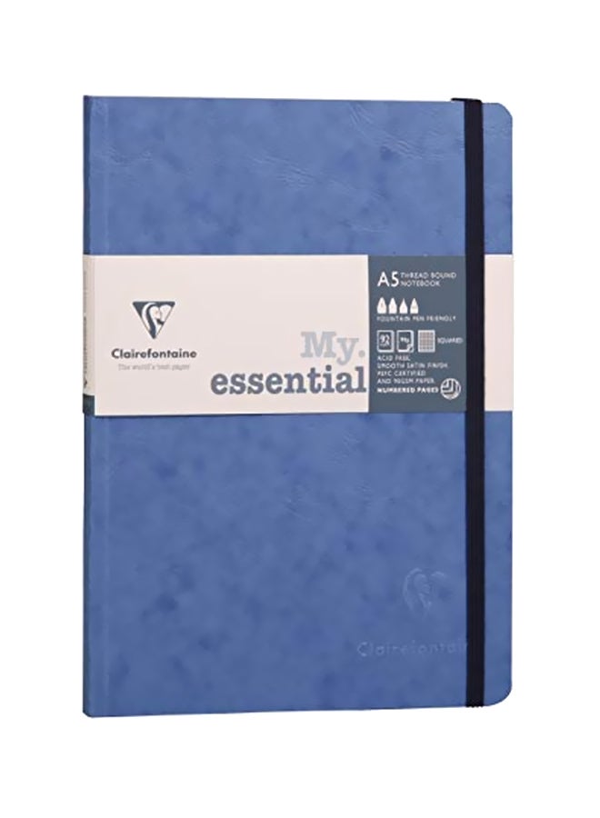 Clairefontaine A5 My Essentials Thread Bound Notebook Blue  - Image 1