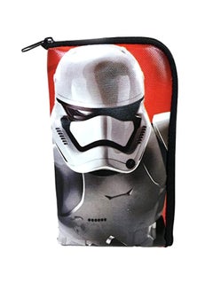 Disney Star Wars Storm Trooper Lanyard With ID Bag Black/Red/White  - Image 1
