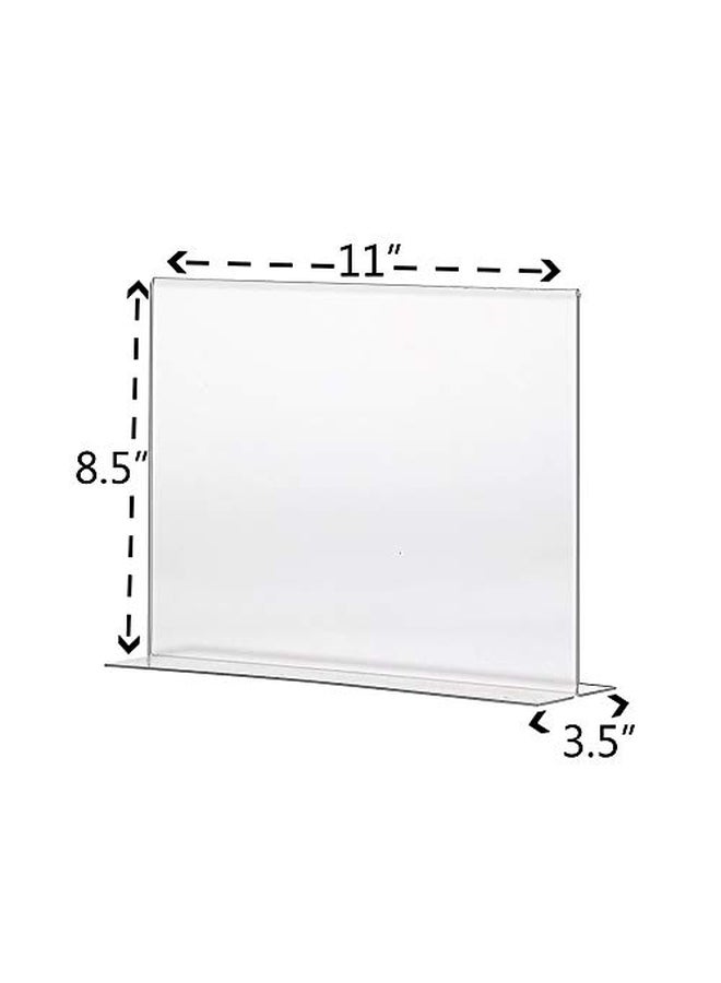 Marketing Holders Horizontal Frame Easel Clear - Image 3