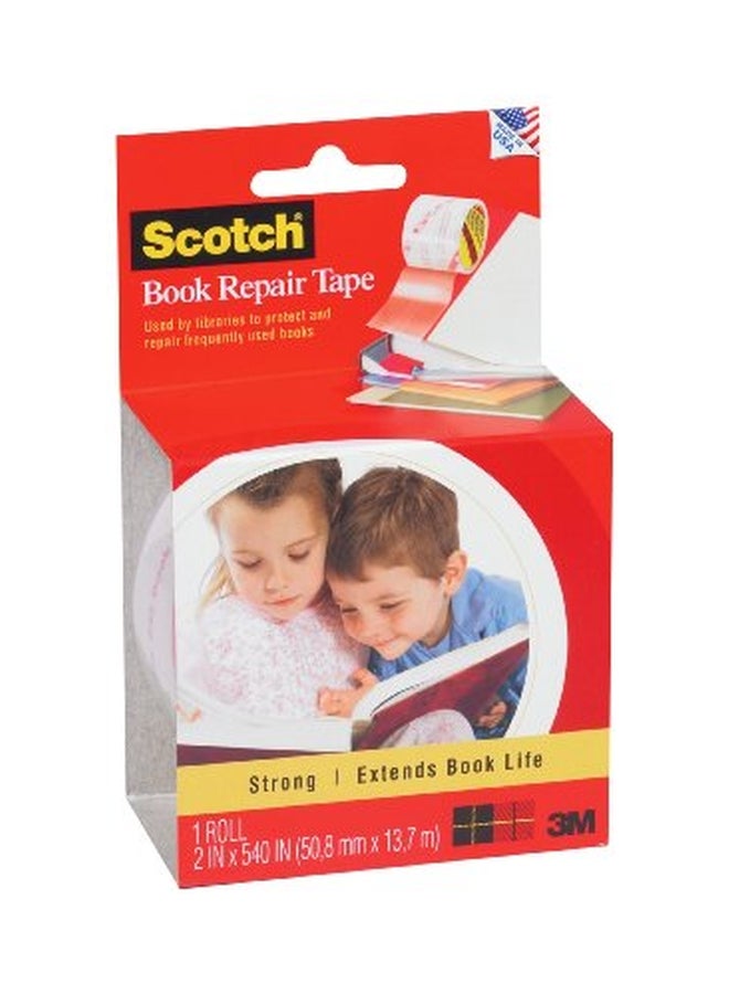 سكوتش شريط لاصق لإصلاح الكتب شفاف - Image 2