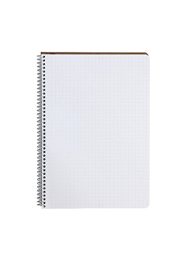 Pack Of 5 A5 Spiral Binding Notebook Brown/White - v1552924652/N22192725A_4