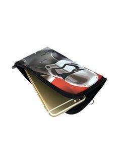 Disney Star Wars Storm Trooper Lanyard With ID Bag Black/Red/White  - Image 3