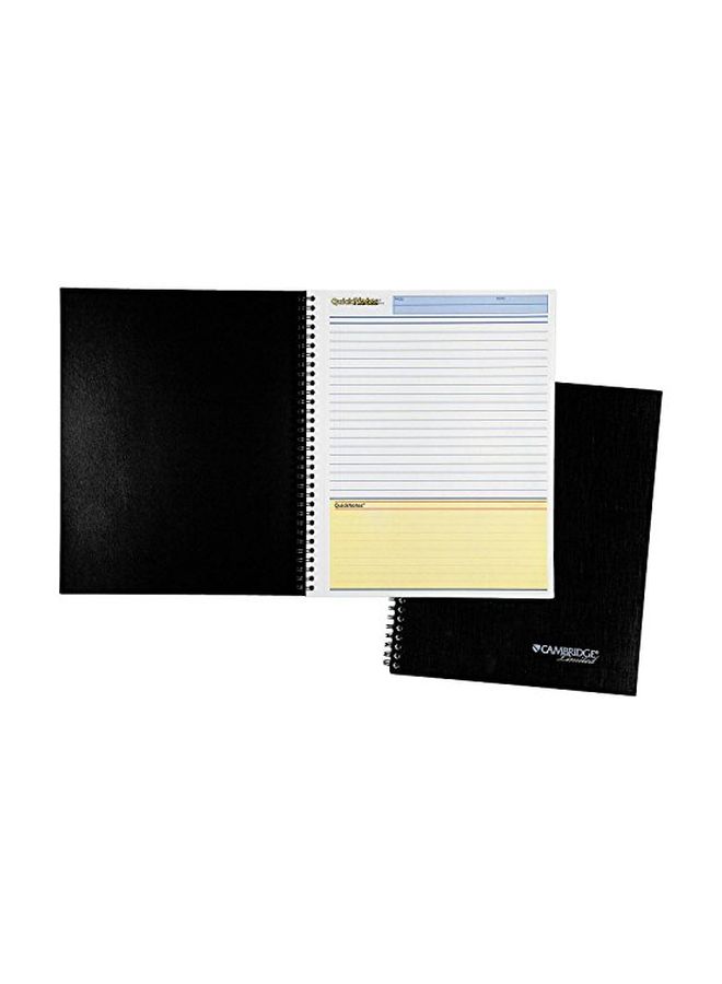 Mead - Pack Of 2 QuickNotes Business Notebook Set Black/White - Image 1
