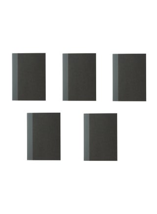 5-Piece Grid A6 Notebook Grey - v1552924670/N22192419A_1