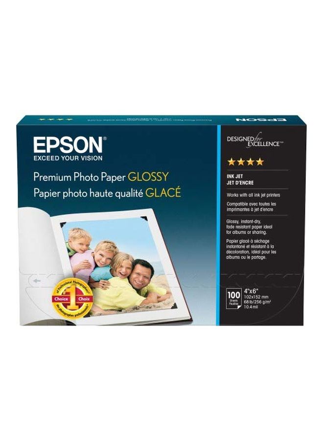 إبسون مجموعة أوراق صور لامعة مكونة من 100 قطعة