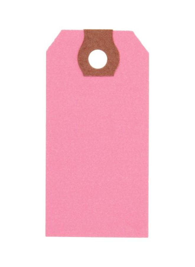 Aviditi 1000-Piece Shipping Tag Set Pink/Brown