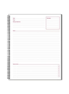 Mead 2-Piece Cambridge Meeting Notebook Set White  - Image 2