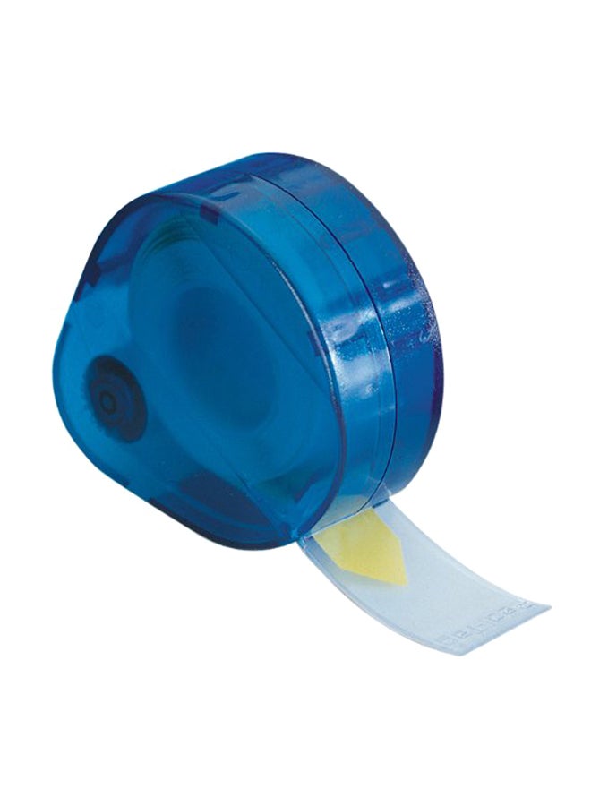 Redi-Tag Sign Here Printed Flag Dispenser Yellow - Image 1