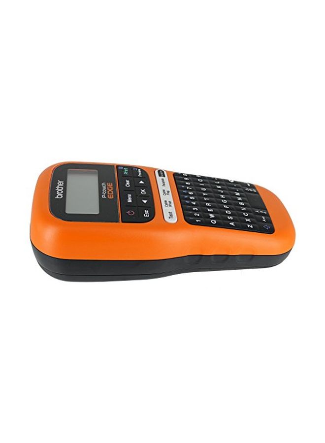 brother P-Touch Edge Handheld Industrial Label Maker Orange/Black - Image 2