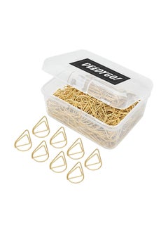 DeedyGo 250-Piece Premium Paper Clip Gold  - Image 1