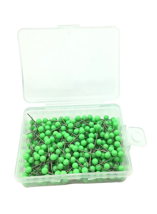 VAPKER Pack Of 300 Round Head Push Pin Green - Image 1