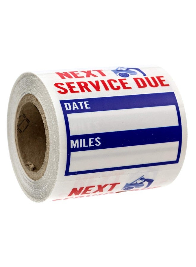 إس بي ليبلز ملصقات تذكير للصيانة من 100 قطعة أحمر/أبيض/أزرق - Image 2