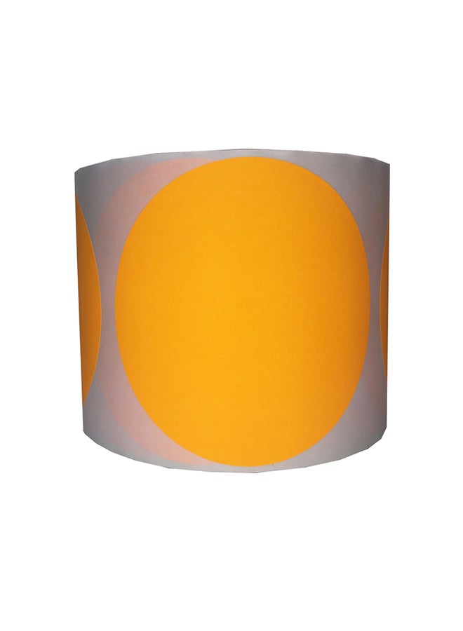 InStockLabels.com 500-Piece Fluorescent Sticker Label Orange  - Image 1