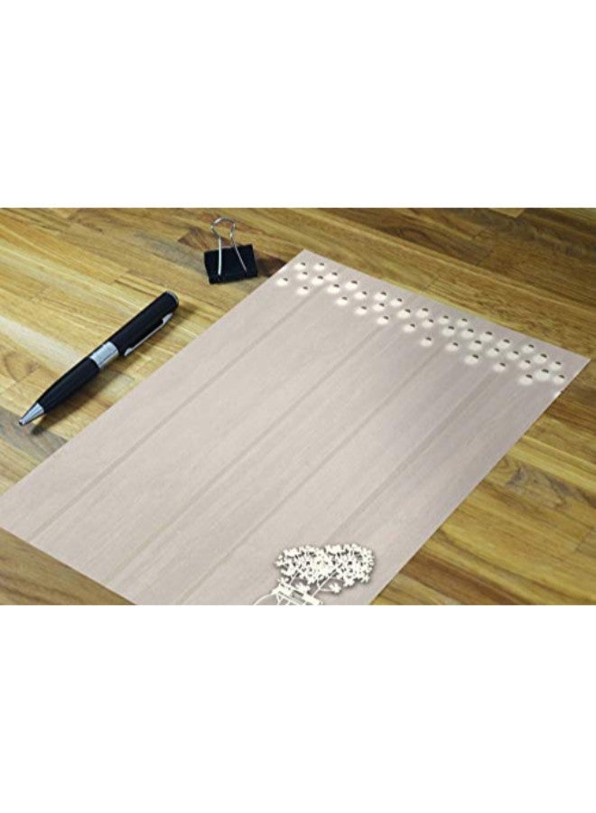 ستون هاوس كوليكشن أوراق قرطاسية بتصميم ريفي مرسوم عليه أضواء وجرة - Image 2