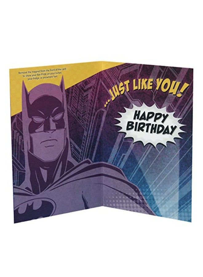 Hallmark Batman Birthday Card With Magnet - Image 2