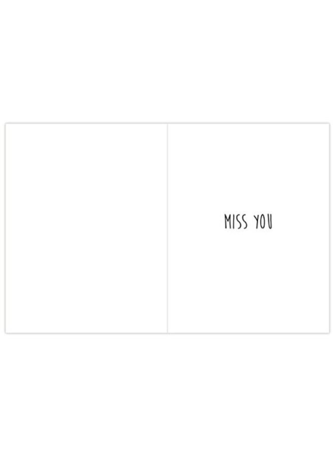 The Best Card Company - Jumbo Miss You Greeting Card - Image 1