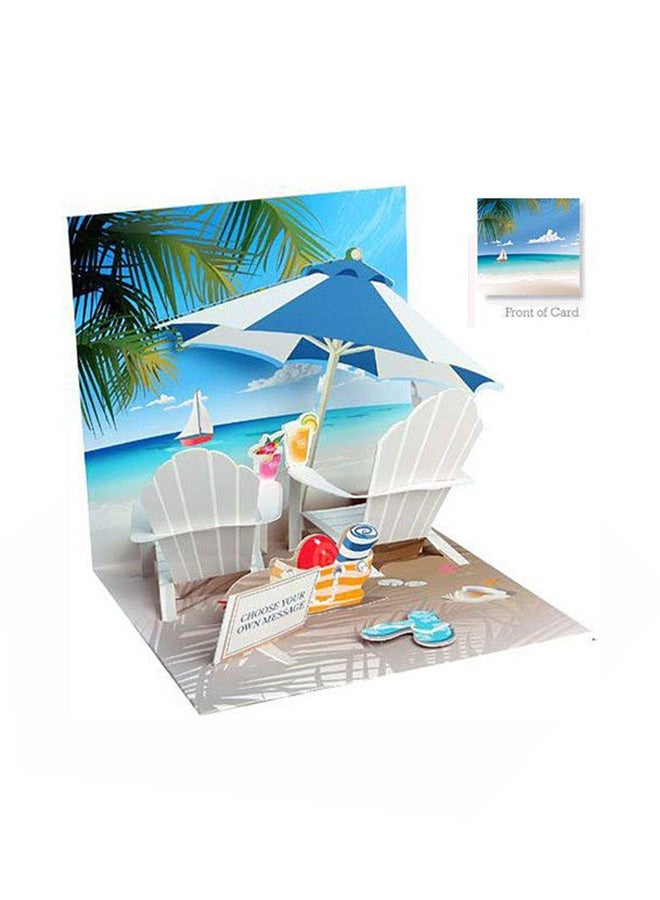 Tropical Beach All Occasion Greeting Card
