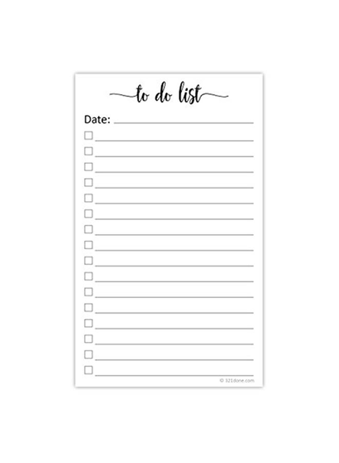 321Done - 100-Piece Index Card Filling White - Image 1