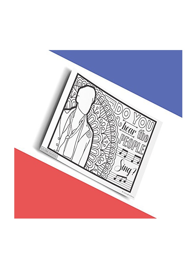 Coloring Broadway Les Miserables Card Stock - Image 2