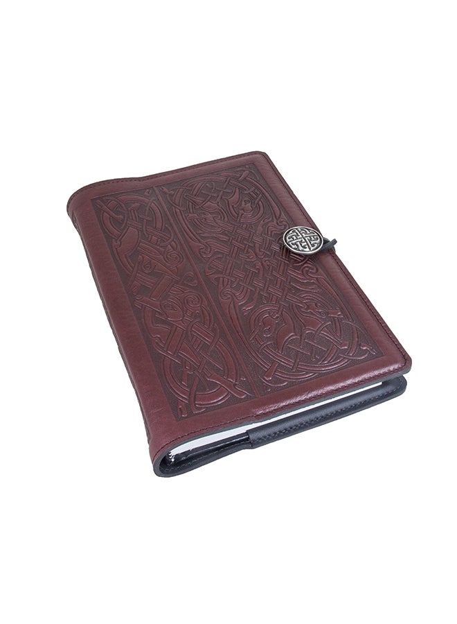 Oberon Design - Leather Refillable Journal Cover Notebook Brown - Image 1