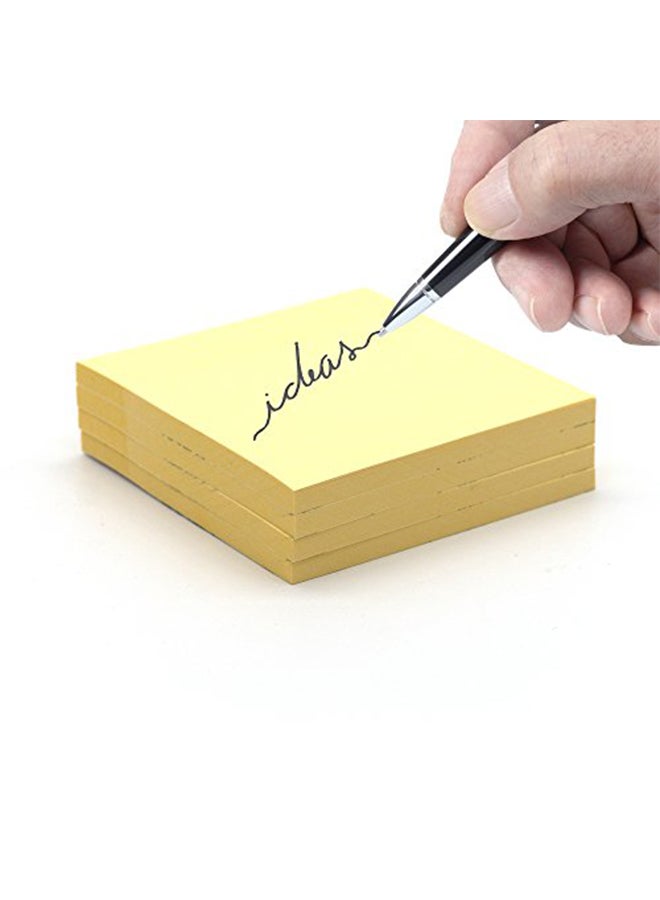 Emraw Pack Of 12 Sticky Note Yellow - Image 2