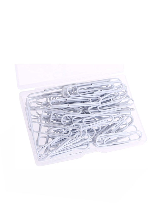 PTC 60-Piece Paper Clip Silver - Image 1
