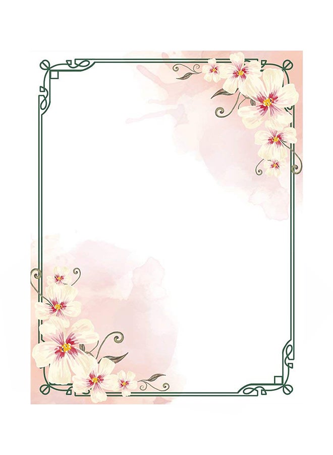 KodyCreations 100-Piece Stationery Writing Paper  - Image 1