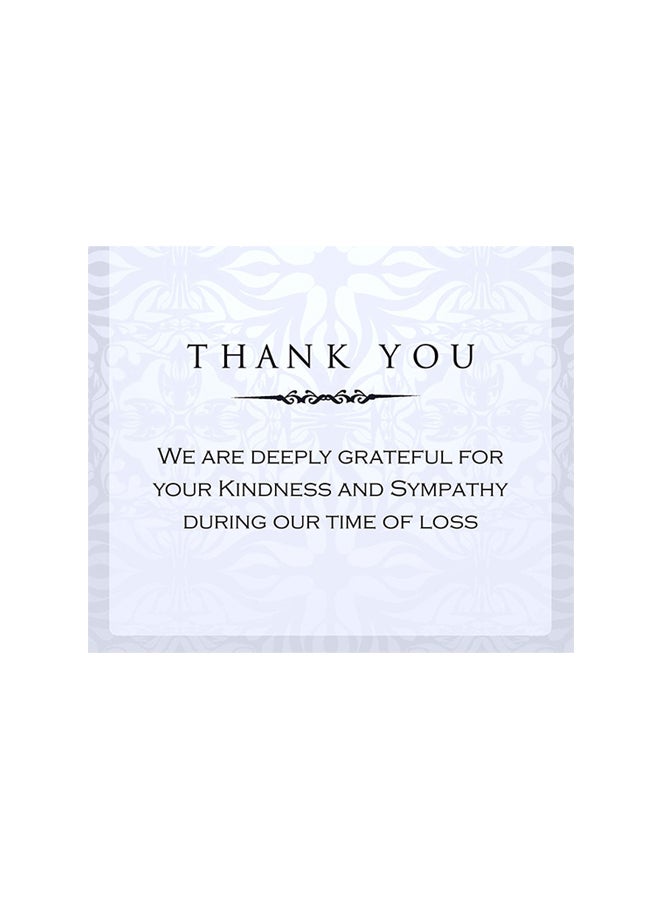 20-Piece Thank You Card With Envelope
