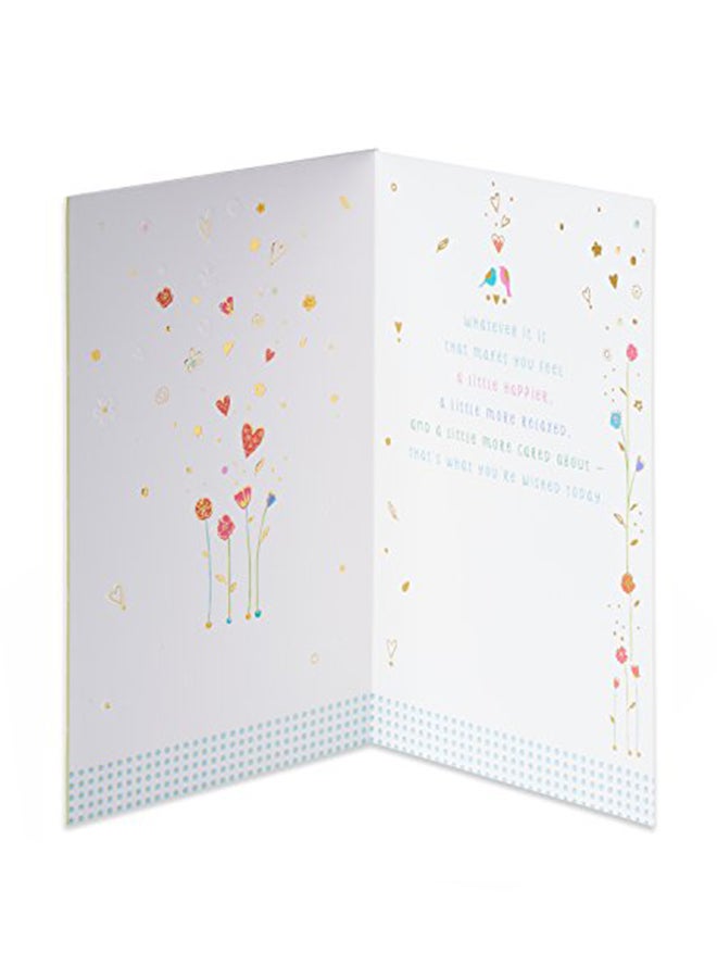 آميريكان جريتنغز بطاقة بعبارة "Thinking of You" بتصميم زهور - Image 2