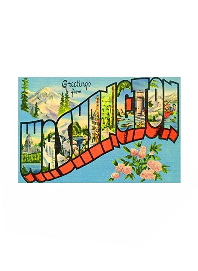 Postcard Fair Pack Of 20 Washington Vintage Postcard - Image 1