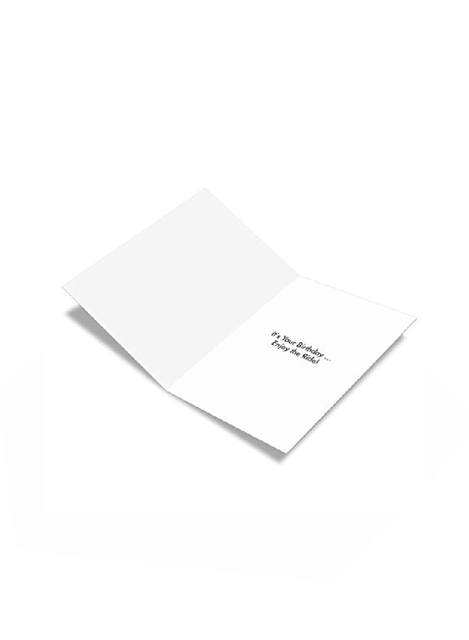 NobleWorks Senior Trike Ride Hilarious Birthday Card - Image 2