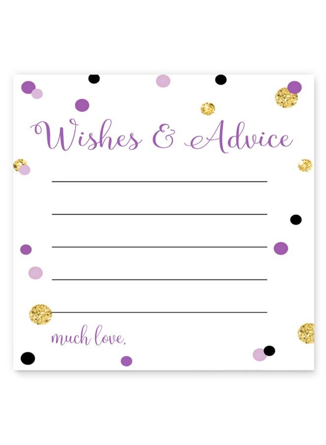 طقم من 25 بطاقة مطبوعة بعبارة 'Wishes and Advice' - v1552934100/N21897289A_2