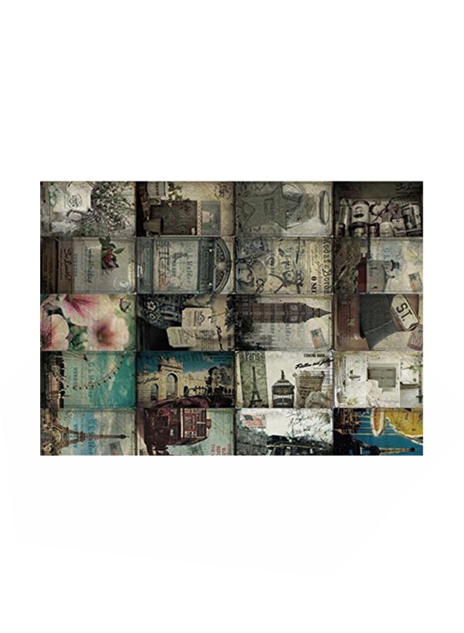 HONBAY 40-Piece Vintage Retro Old Eiffel Tower Travel Postcard - Image 2
