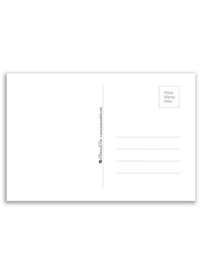 بوست كارد فير مجموعة من 20 بطاقة بريدية لخريطة الولاية مطبوعة بعبارة "West Virginia" - Image 2