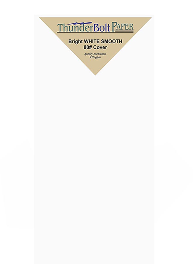 ThunderBolt Paper Pack Of 100 Smooth Finish Paper Card Stock - Image 2
