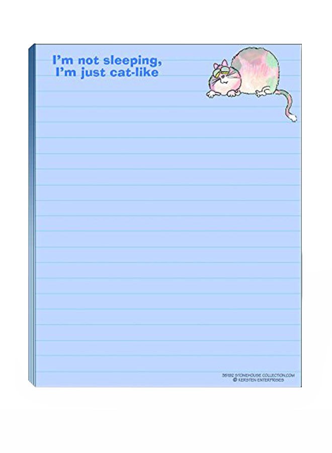 ستون هاوس كوليكشن مفكرة بتصميم قطة مضحك متعدد الألوان - Image 2