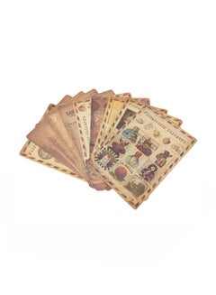 HONBAY Vintage Mix Pattern Pretty Sticker Paper Label Multicolour  - Image 1