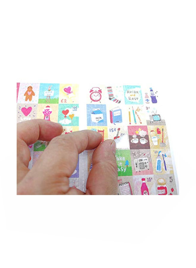 ALIMITOPIA 240-Piece Adhesive Sticker Multicolour  - Image 2