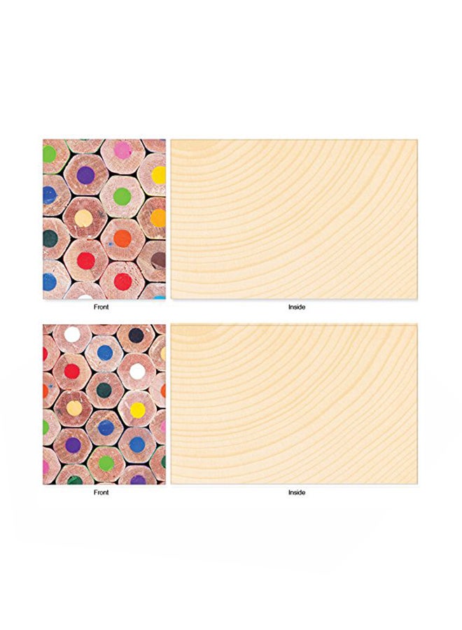 The Best Card Company - Pack Of 10 Thank You Greeting Card - Image 1