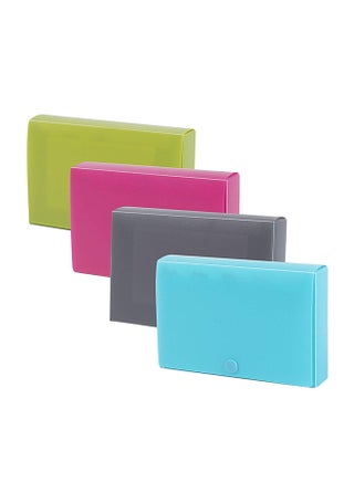 Pack Of 4 Index Card Holder Multicolour - v1552934384/N21898096A_1