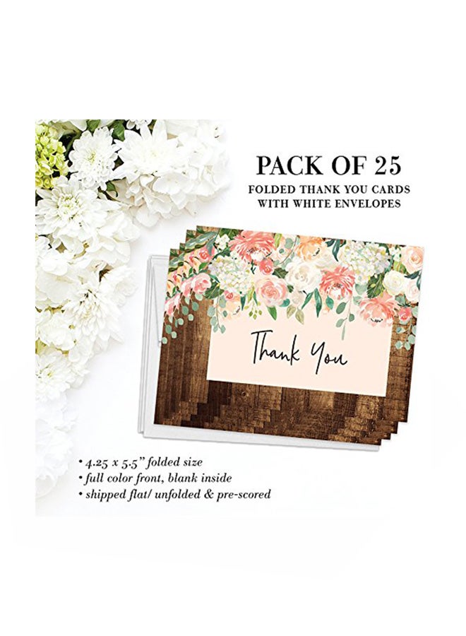 Digibuddha Pack Of 25 Thank You Note Card - Image 2