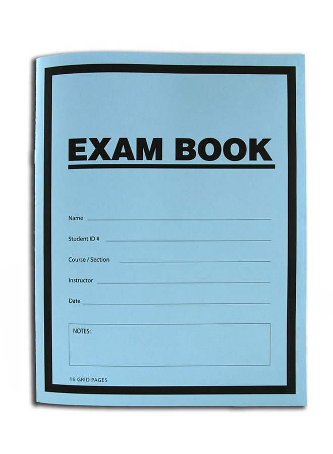 بوك فاكتوري حزمة من 25 دفتر ملاحظات أزرق  - Image 1