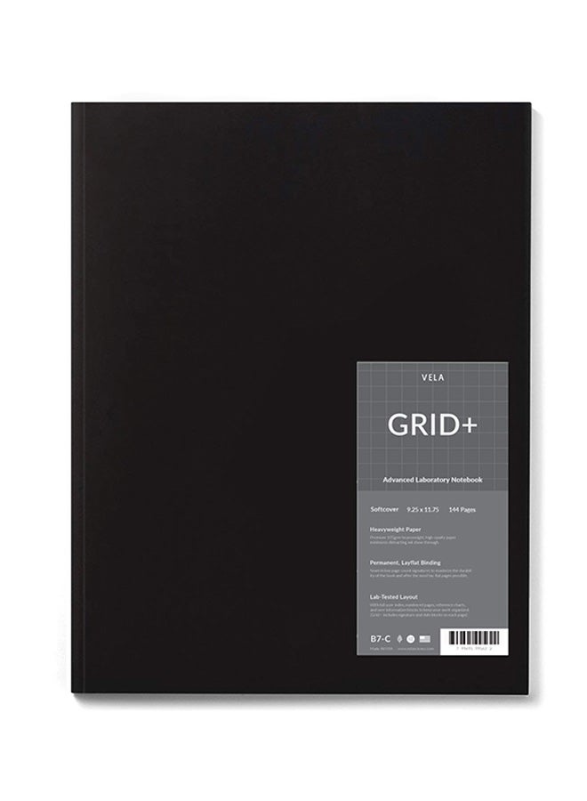Vela Sciences Softcover Lab Notebook Black - Image 1