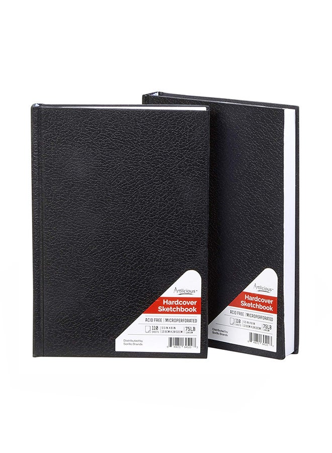 Artlicious Hardcover Sketch Book Black - Image 1